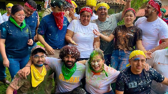 Dornsife Global Development Scholars paint party